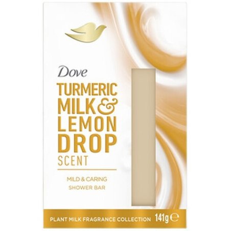 Dove Shower Bar Turmeric Milk & Lemon Drop Cream Tablet