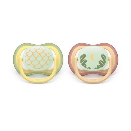 Philips Avent Ultra Air Night Pacifier For Ages 06 Months Pack Of 2