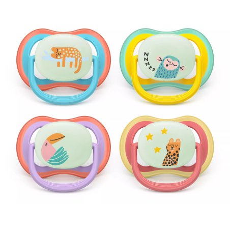 Avent Ultra Air Night Mix Pacifier For 18 Months And Older