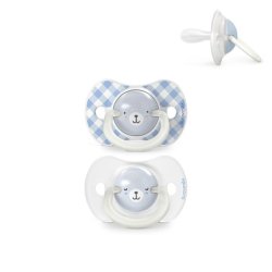 Suavinex Night & Day2 Pacifiers With Symmetrical Nipples Sx Pro 0 To 6 Months Color Blue