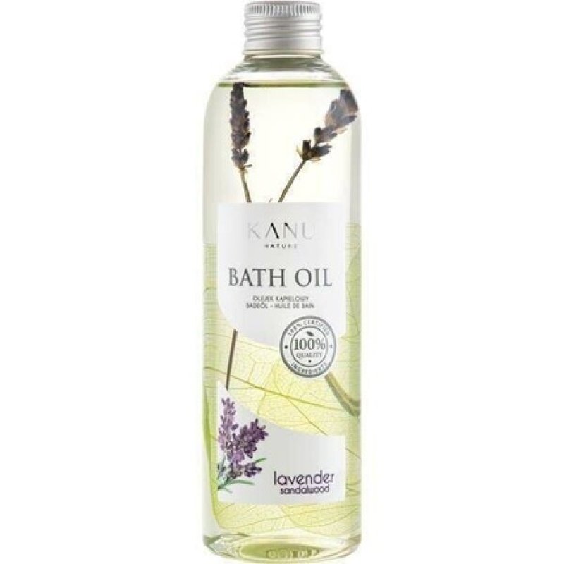 Kanu Nature Relaxing Bath Oil Lavender Sandalwood Essential Oils 250ml