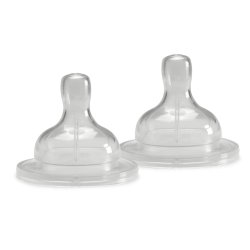 Neobaby Neo Baby Long Neck Silicone Nipple Adjustable Flow 2 Pcs