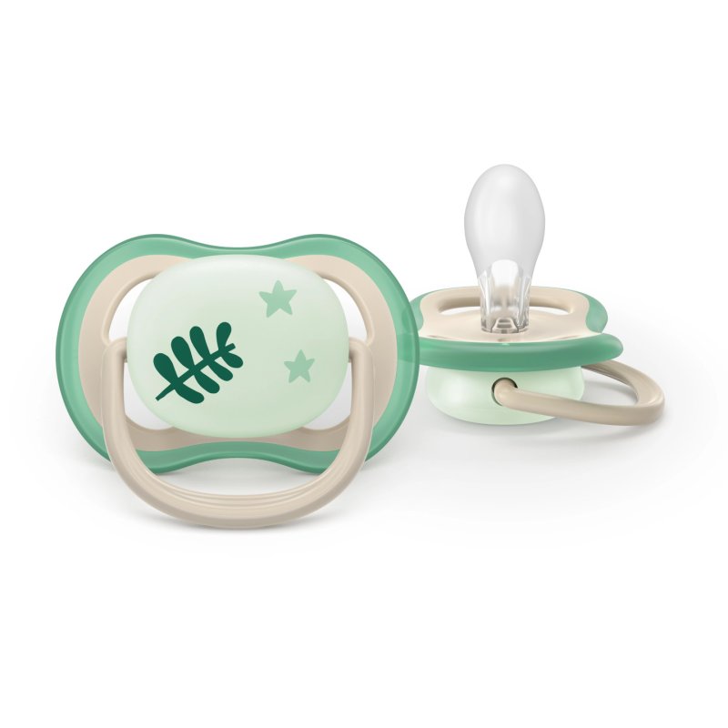 Philips Avent Ultra Air Night Pacifier For Ages 618 Months Pack Of 2