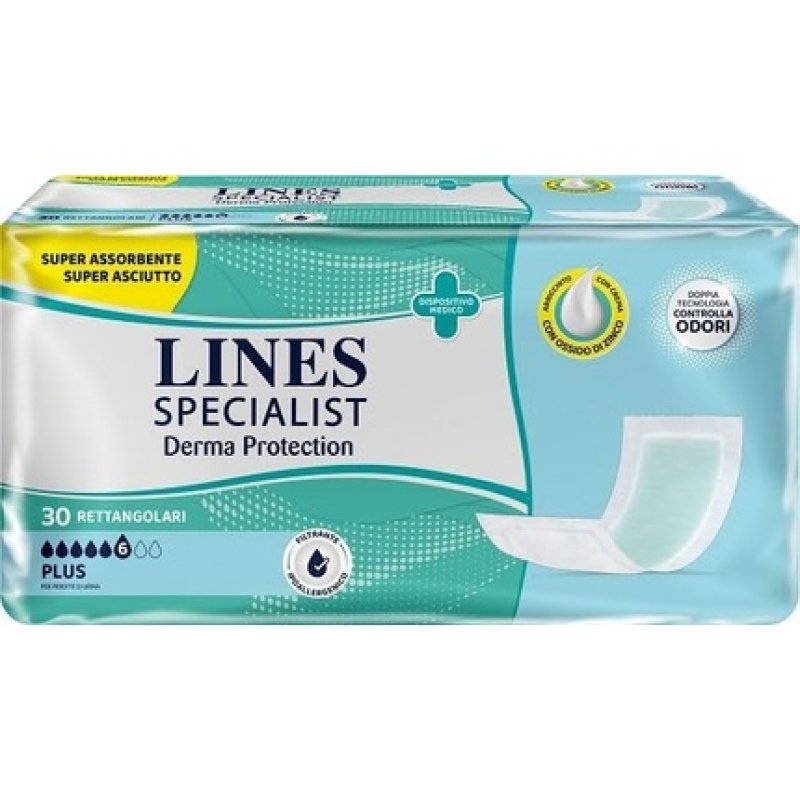 Fater Lines Specialist Derma Protection Rectangular Absorbent Pads 30 Pieces