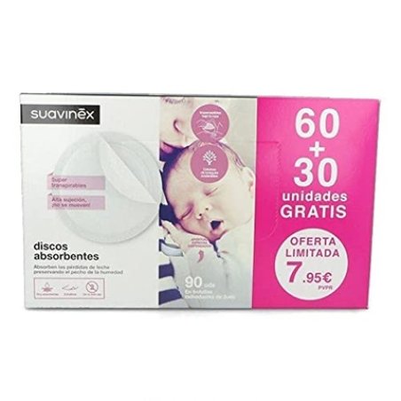 Suavinex Absorbent Discs 60 30 Units