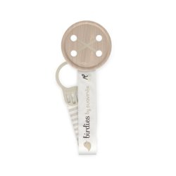 Suavinex Birdies Pacifier Clip Color Beige