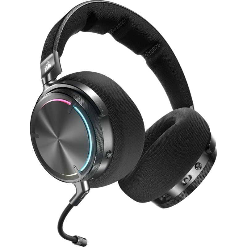 Corsair VIRTUOSO MAX WIRELESS, Carbon Casque Sans fil À la main Gaming Bluetooth Charbon