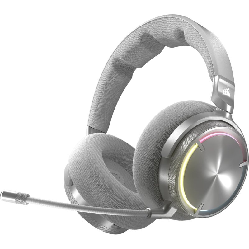 Corsair VIRTUOSO MAX WIRELESS, Silver Casque Sans fil À la main Gaming Bluetooth Charbon