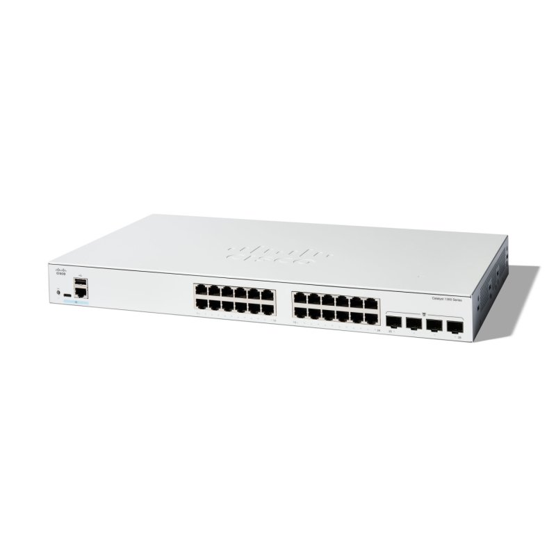 Cisco C1300-24T-4G Managed L2/L3 Gigabit Ethernet (10/100/1000) White