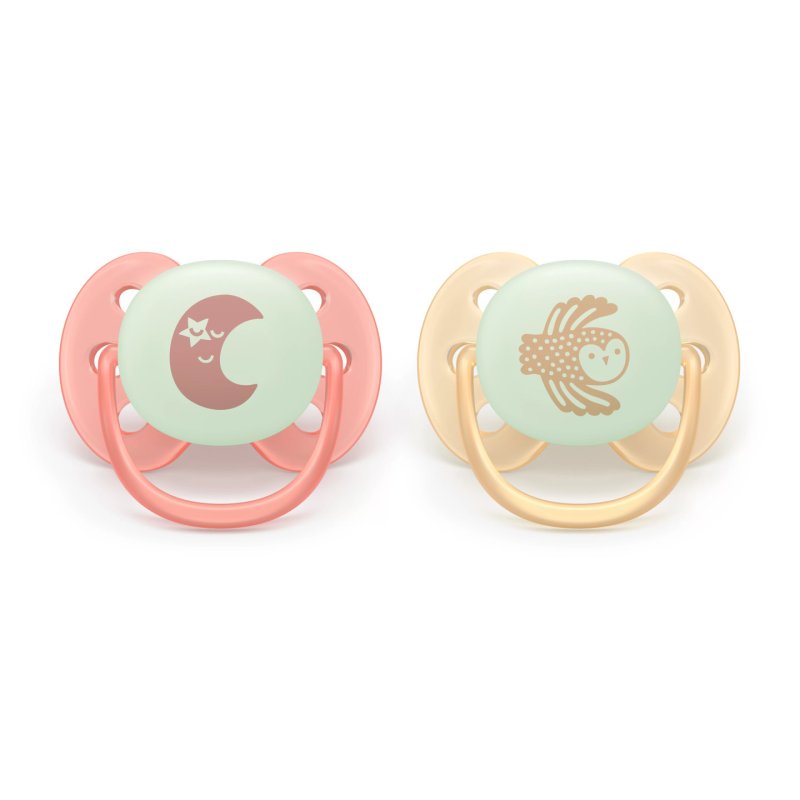 Philips AVENT Pacifier SCF094/02 ultra soft Nighttime