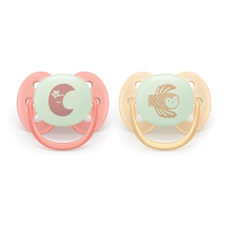 Philips AVENT Pacifier SCF094/02 ultra soft Nighttime