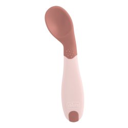 Chicco Angled Spoon Pink 8 Months