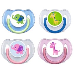 Philips Avent Ultra Air Pacifier Animals Silicone 618 Months 2 Pack