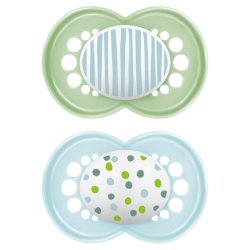 Mam Original Silicone Pacifier 16 Months 2 Pack