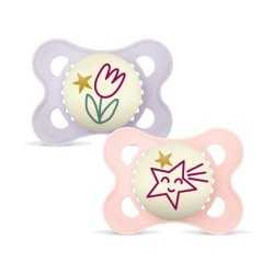 Mam Night Pacifier 26 Months Pink