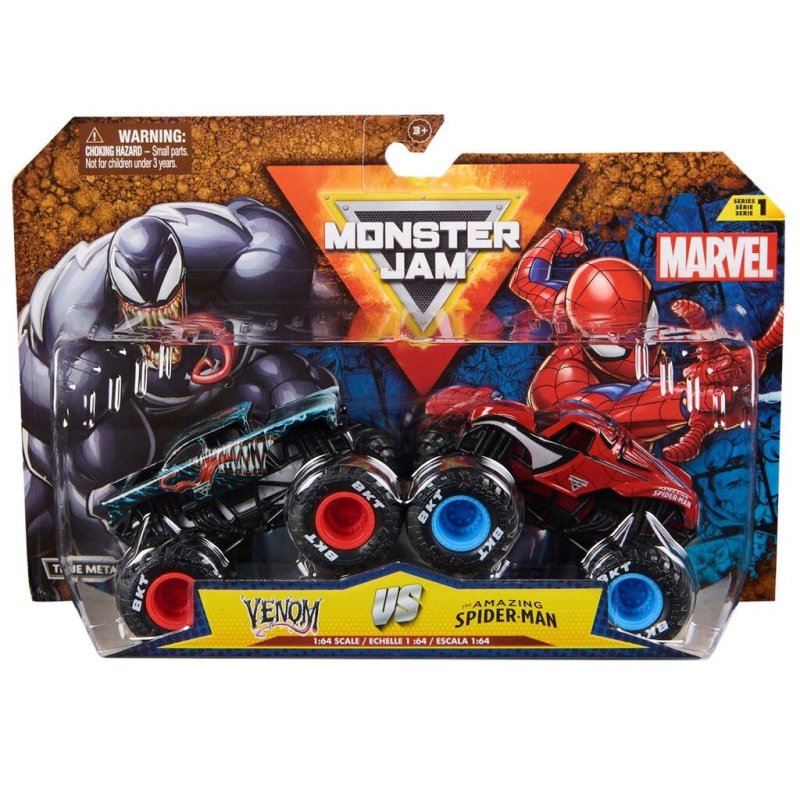 Monster Jam Marvel Venom Vs. The Amazing Spider-Man
