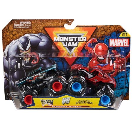 Monster Jam Marvel Venom Vs. The Amazing Spider-Man
