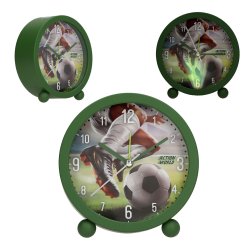Dino World - Action World Alarm Clock - Green - 11 cm