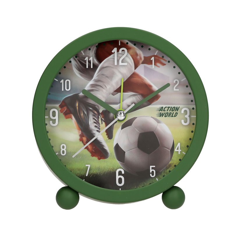 Dino World Action 0413929 réveille-matin Réveil à quartz Vert