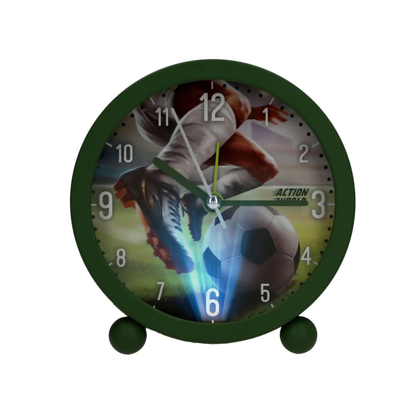 Dino World Action 0413929 réveille-matin Réveil à quartz Vert