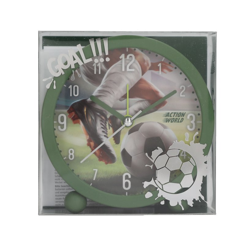 Dino World Action 0413929 réveille-matin Réveil à quartz Vert