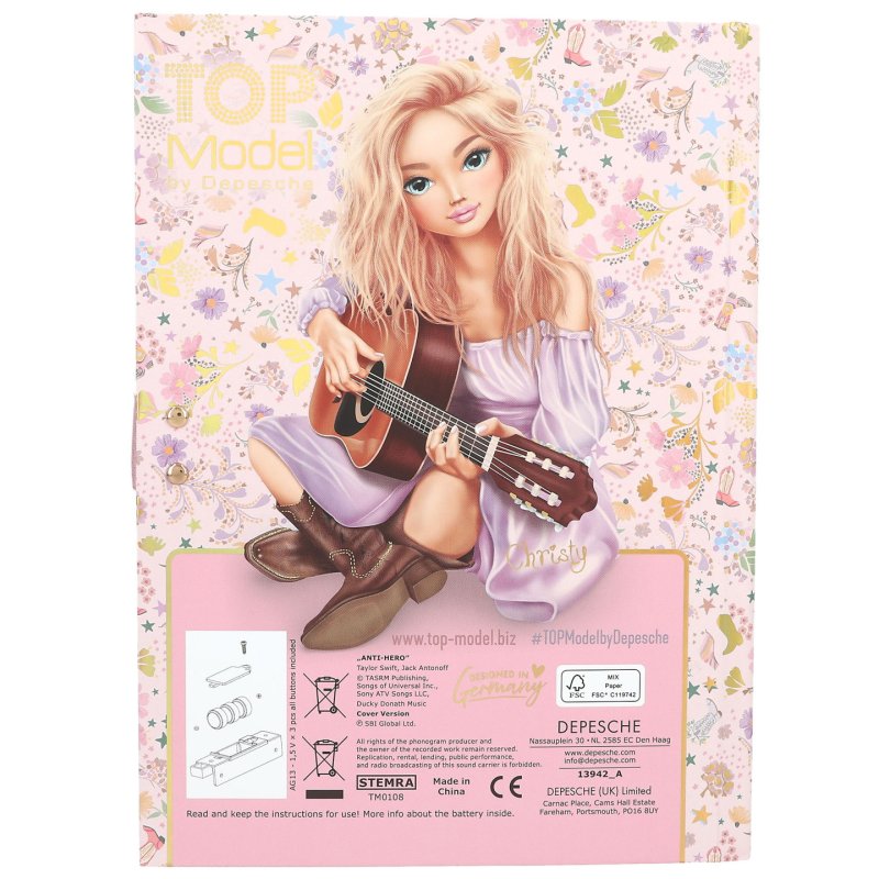 TOPModel 0413942 agenda Journal intime