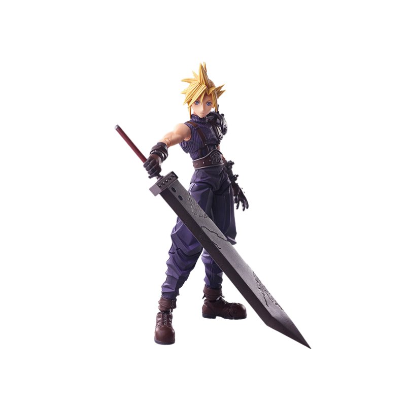 Final Fantasy VII - Cloud Strife (Digital Plus Edition - Bring Arts Action Figure)