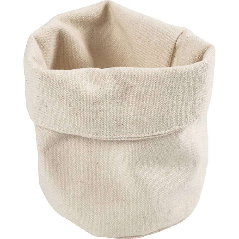 Creativ Company - Fabric Baskets - Light Natural - H: 14,5 cm, Dia: 9 cm (498470)