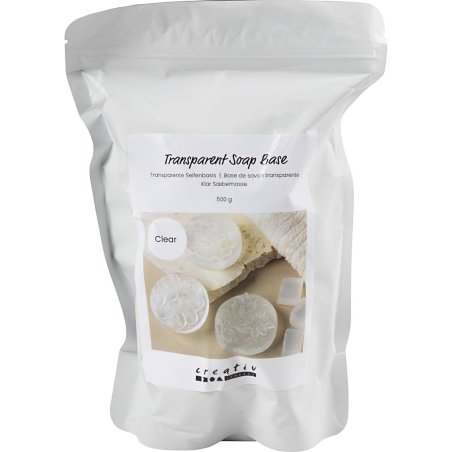 Creativ Company - Clear Soap Base, Granules, 500 g/ 1 pack (700260)