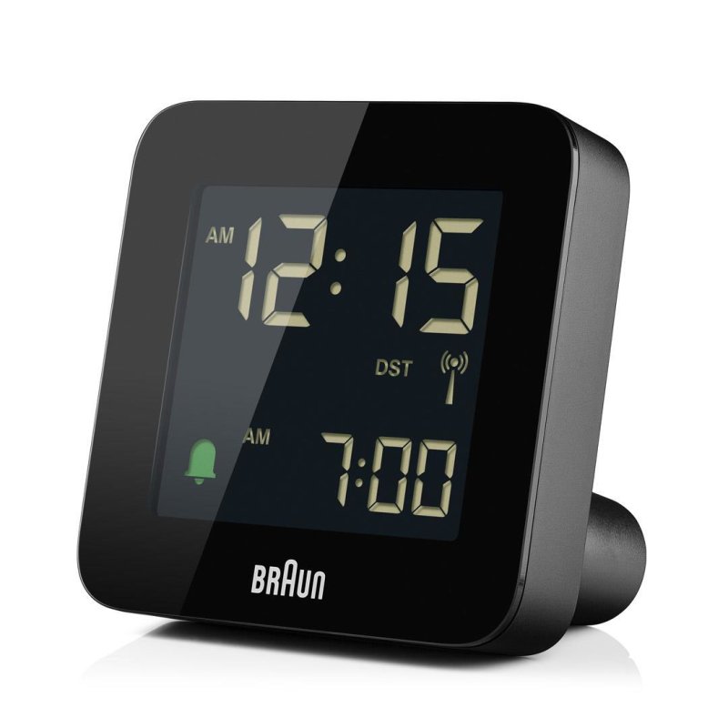 Braun BC09-DCF Digital alarm clock Black