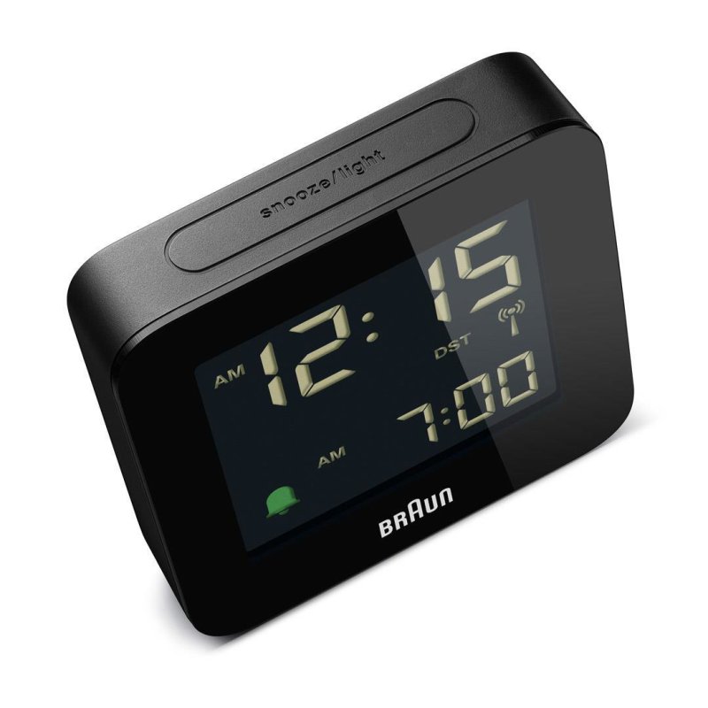 Braun BC09-DCF Digital alarm clock Black