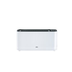 Braun HT3100WH toaster 1 slice(s) 1000 W Black, White