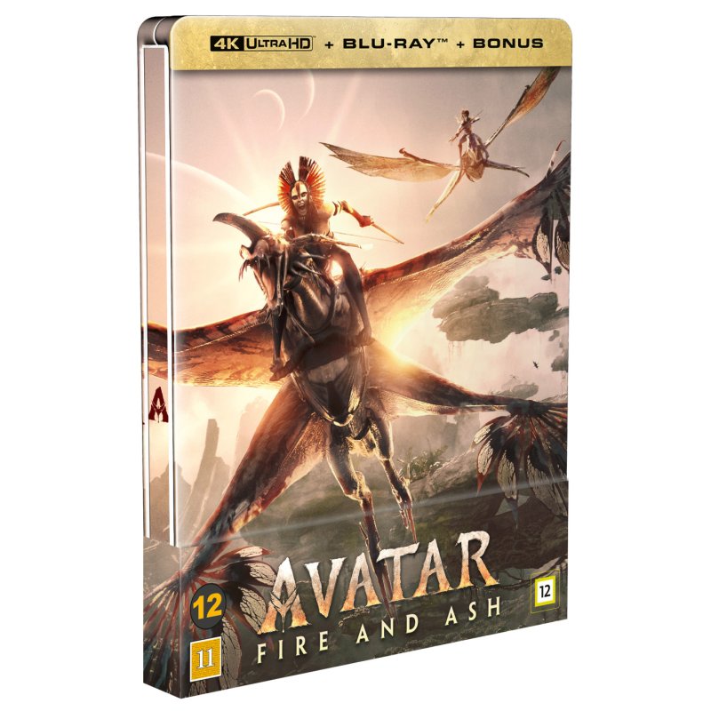 Avatar: Fire And Ash LIMITED EDITION Steelbook 3-disc (4K UHD BD BD bonus)
