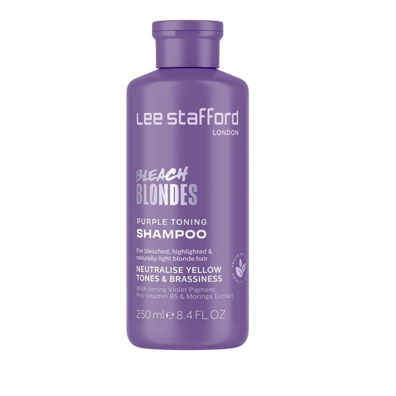 Lee Stafford Bleach Blondes Purple Toning Shampoo 250 Ml