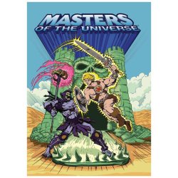 LES MAITRES DE L'UNIVERS - Musclor Skeletor - Art Print -Edit. Limitée