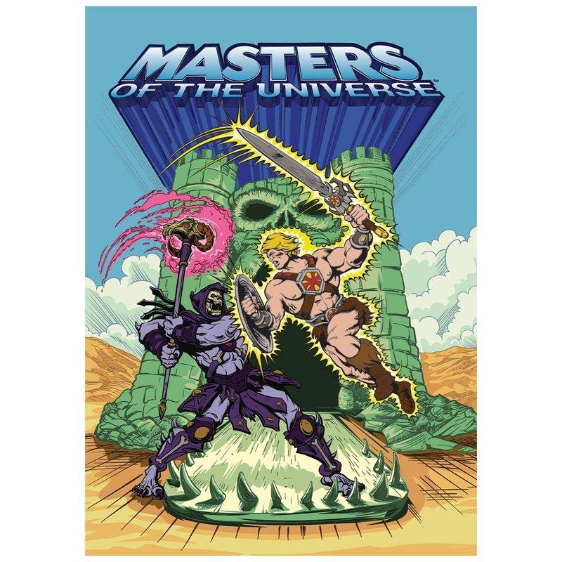 LES MAITRES DE L'UNIVERS - Musclor Skeletor - Art Print -Edit. Limitée