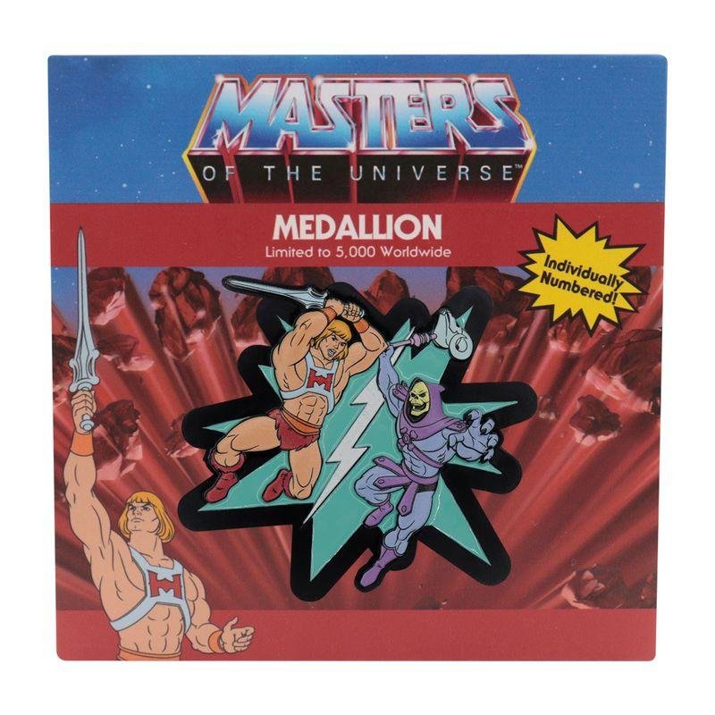 LES MAITRES DE L'UNIVERS - Musclor Skeletor -Médaillon Edition Limitée