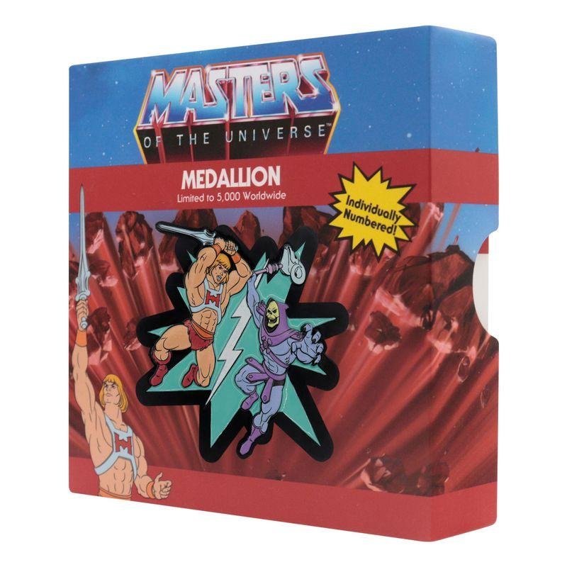 LES MAITRES DE L'UNIVERS - Musclor Skeletor -Médaillon Edition Limitée