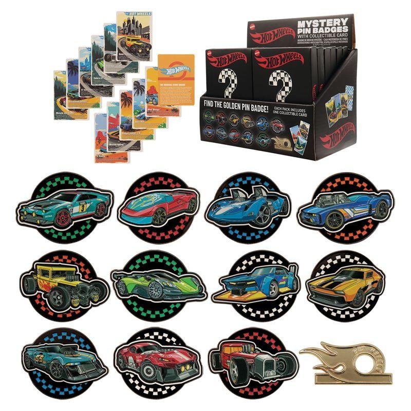 HOT WHEELS - Mystery Box de 12 Pin's