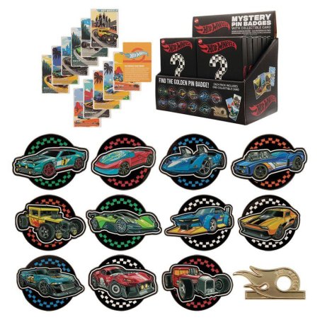 HOT WHEELS - Mystery Box de 12 Pin's