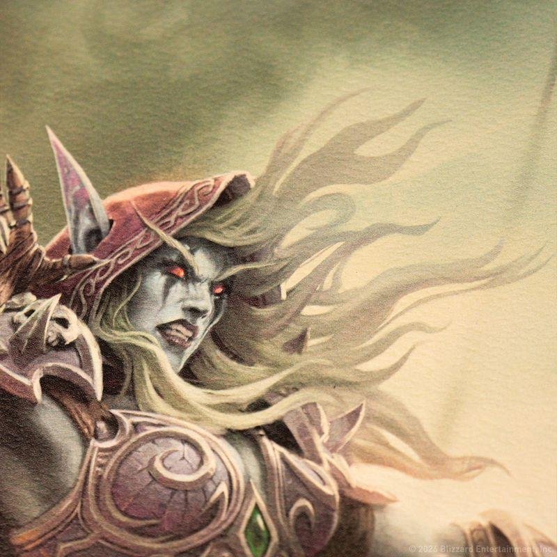 WORLD OF WARCRAFT - Sylvanas vs Anduin - Art Print - Edition Limitée