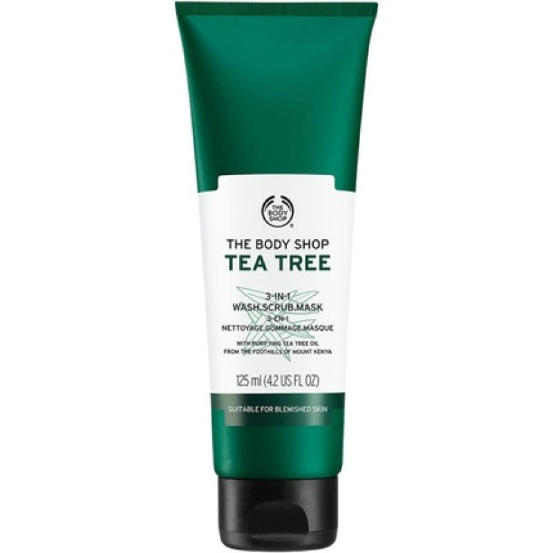 The Body Shop Tea Tree 3-In-1 Wash Scrub Mask 125ml