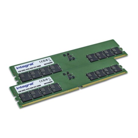 Integral 64GB (2x32GB) PC RAM MODULE DDR5 5600MT/s PC5-44800 UNBUFFERED NON-ECC DIMM 1.1V 2GX8 CL46