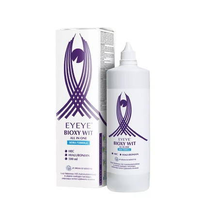 Barnaux Eyeye All In One Contact Lens Solution 500 Ml Mild Cleaning Disinfection Protein Removal And Provitamin B5 Eye