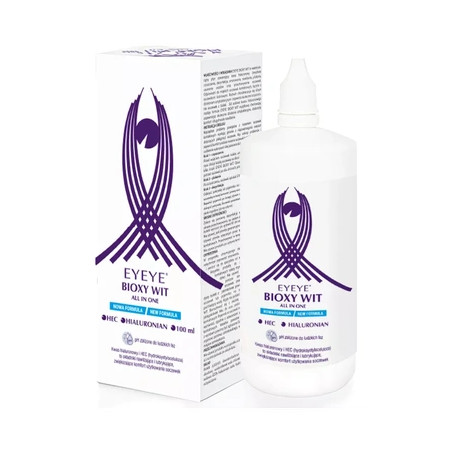 Barnaux Eyeye All In One Contact Lens Solution 100 Ml Mild Cleaning Disinfection Protein Removal And Provitamin B5 Eye