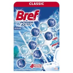 Bref Toilet Odorizer Balls Power Active 3x50g Ocean