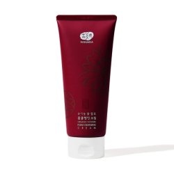 WHAMISA Organic Flowers Foam Cleansing Cream with Aloe Vera, Chrysanthemum, and Green Tea Extract 200ml