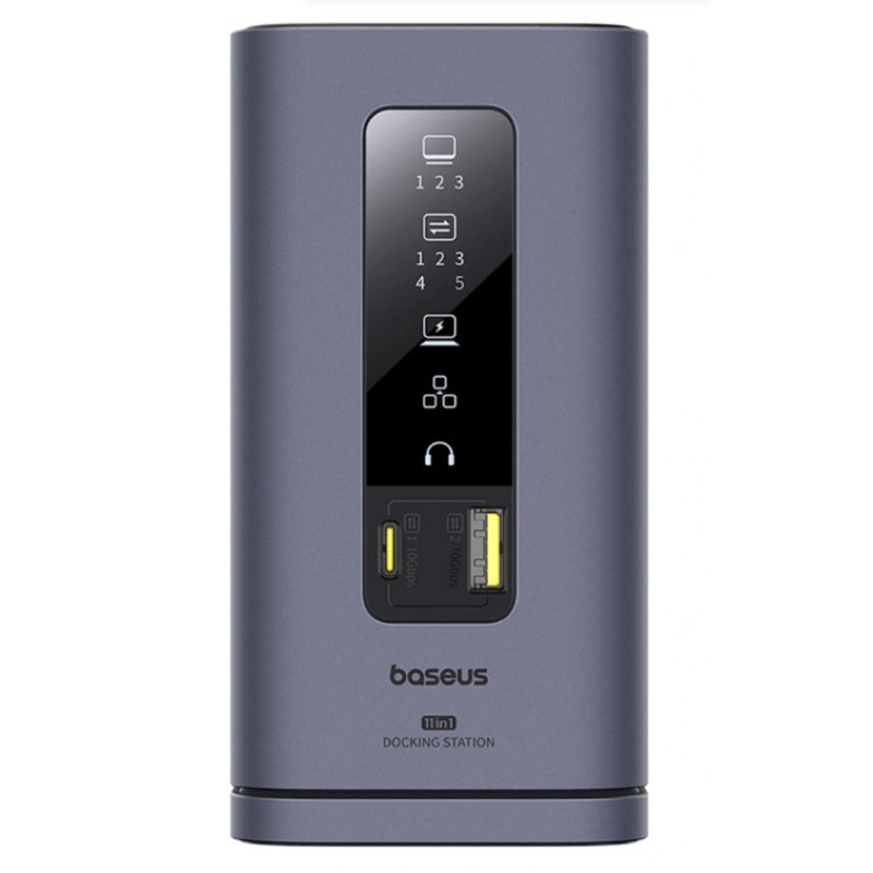 Baseus B00568101813-01 laptop dock/port replicator Wired USB 3.2 Gen 1 (3.1 Gen 1) Type-C Grey