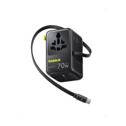 EnerCore CG11 Charger Retractable 2AC 2U 70W Black
