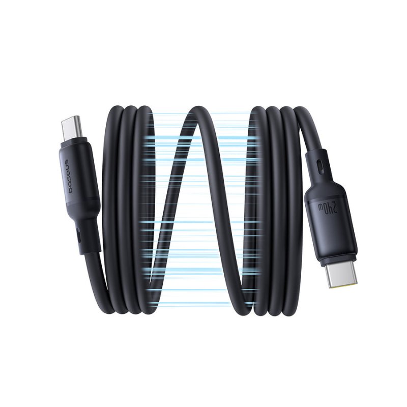 Baseus PicoGo USB cable 1 m USB C 0.48 Gbit/s 240 W Black